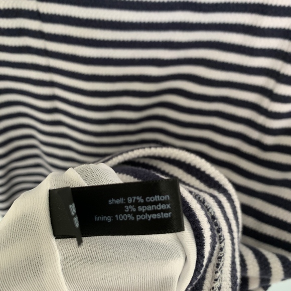 The Limited Navy & White Nautical Striped Dress - Picture 4 of 5